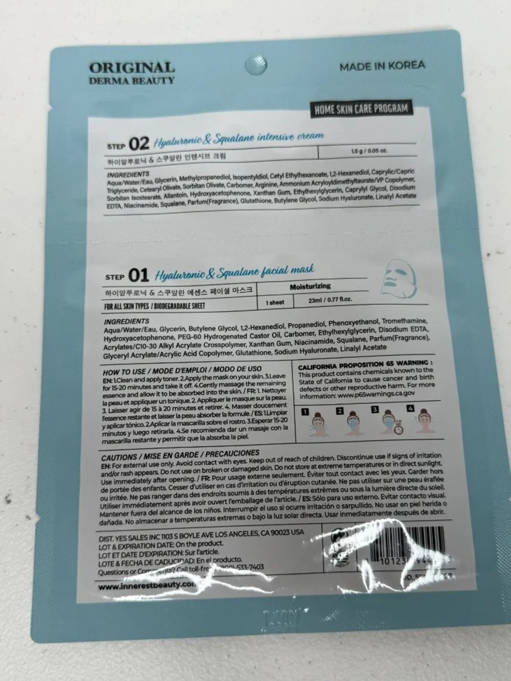 Facial Mask Gift Set 4 Pack Hydrating Soothing Skincare Beauty Bundle New